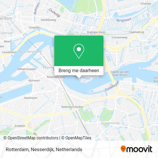 Rotterdam, Nesserdijk kaart