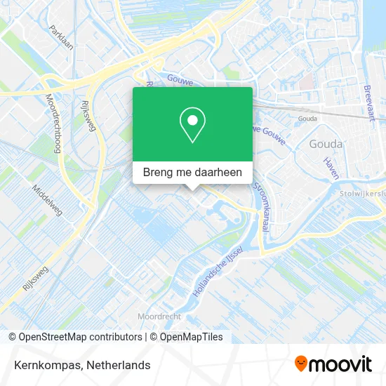 Kernkompas kaart