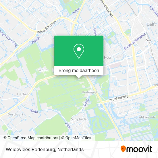 Weidevlees Rodenburg kaart