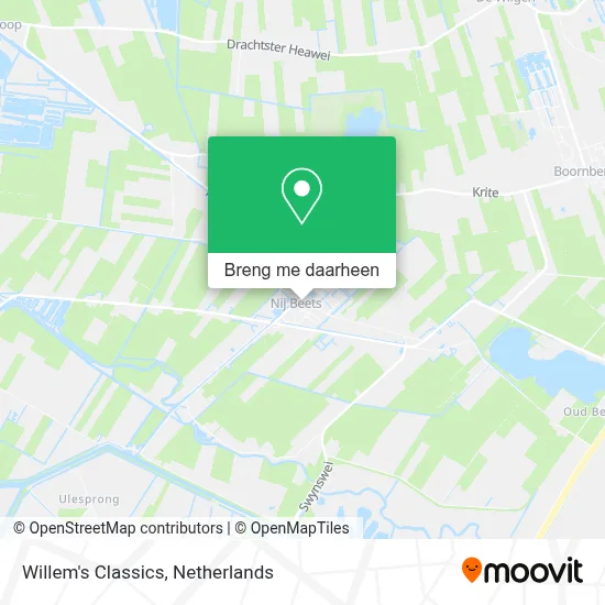 Willem's Classics kaart