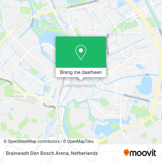 Brainwash Den Bosch Arena kaart
