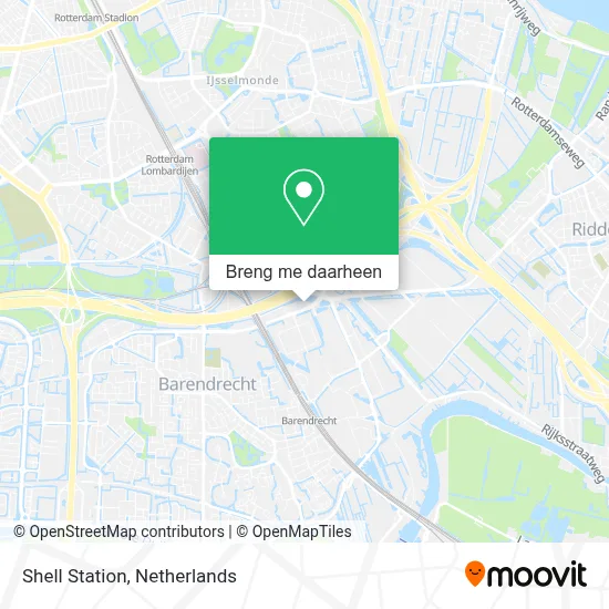 Shell Station kaart