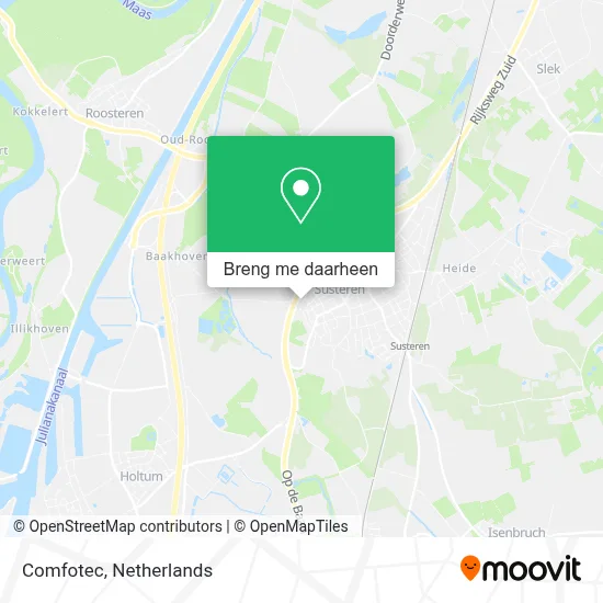 Comfotec kaart