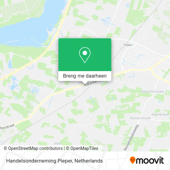 Handelsonderneming Pieper kaart