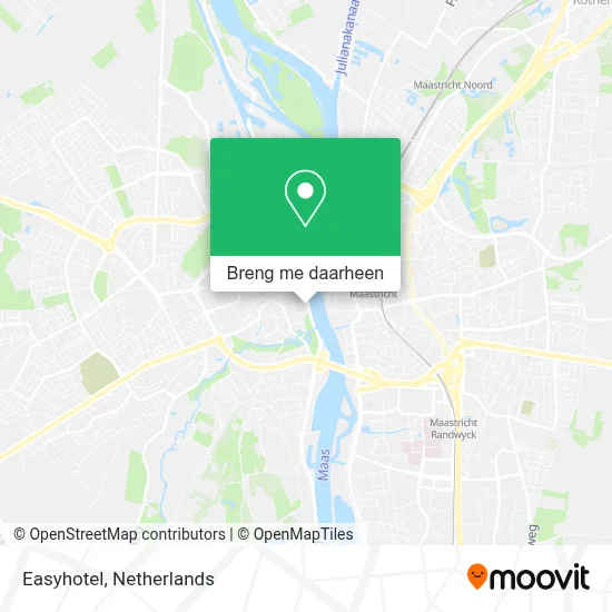 Easyhotel kaart