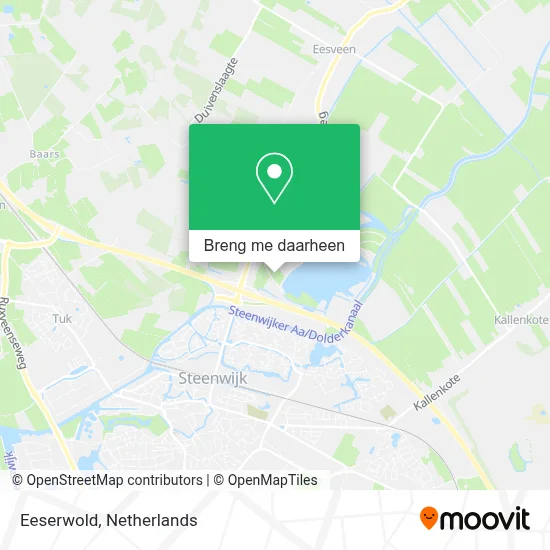 Eeserwold kaart