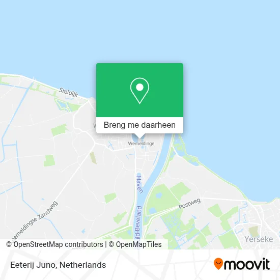 Eeterij Juno kaart