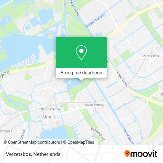 Verzetsbos kaart