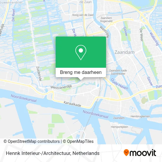 Hennk Interieur-/Architectuur kaart