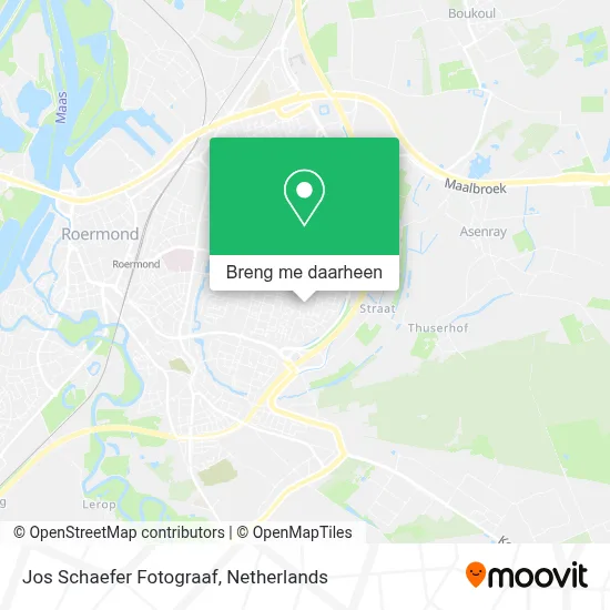 Jos Schaefer Fotograaf kaart