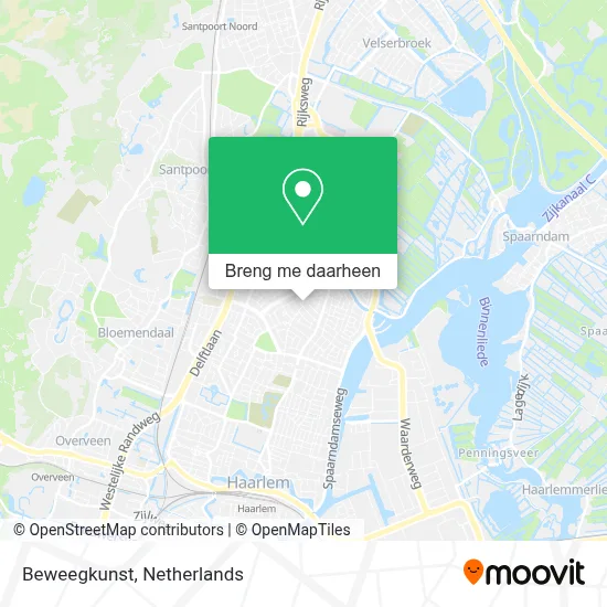 Beweegkunst kaart