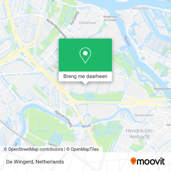 De Wingerd kaart