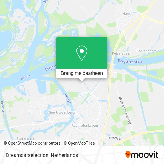 Dreamcarselection kaart