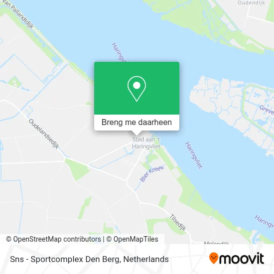 Sns - Sportcomplex Den Berg kaart