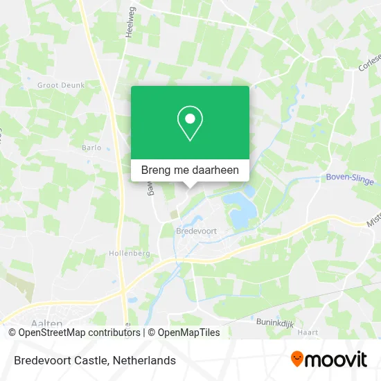 Bredevoort Castle kaart