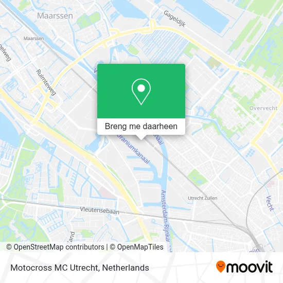 Motocross MC Utrecht kaart