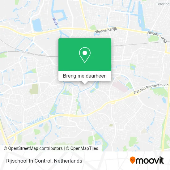 Rijschool In Control kaart