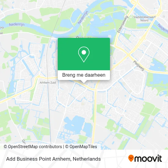 Add Business Point Arnhem kaart