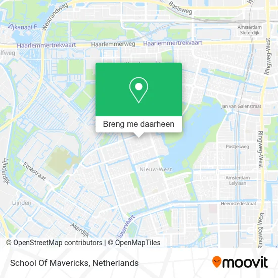 School Of Mavericks kaart