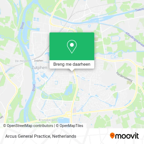 Arcus General Practice kaart