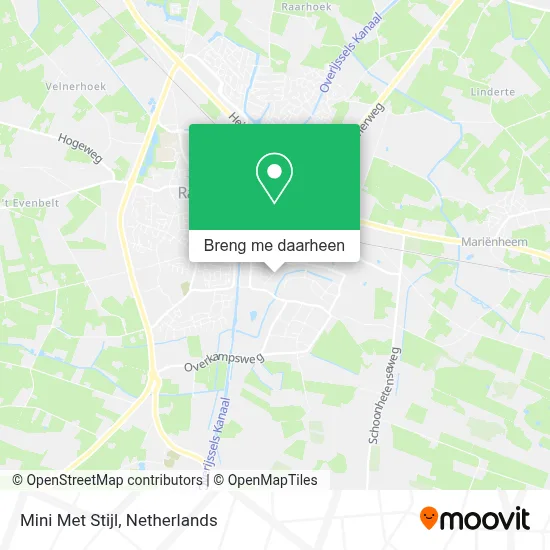 Mini Met Stijl kaart