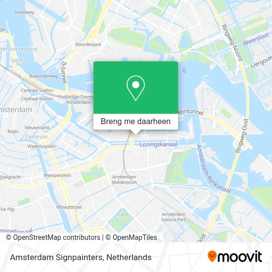 Amsterdam Signpainters kaart