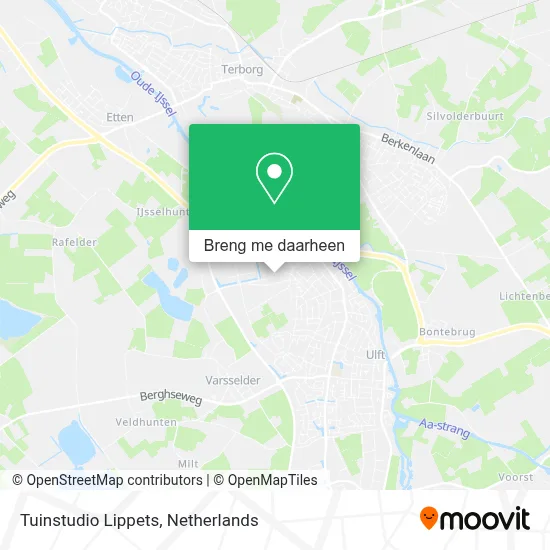 Tuinstudio Lippets kaart