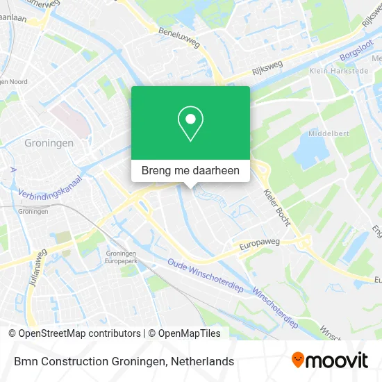 Bmn Construction Groningen kaart