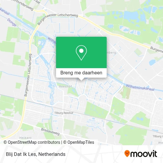 Blij Dat Ik Les kaart