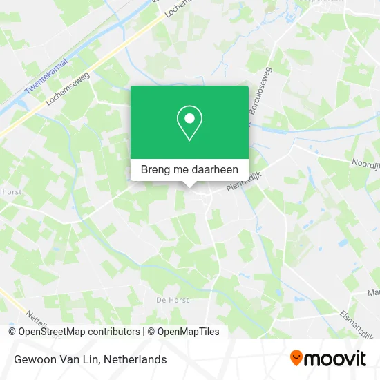 Gewoon Van Lin kaart