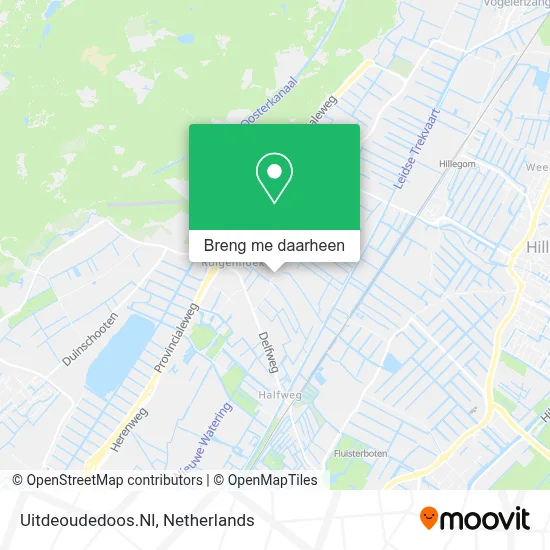 Uitdeoudedoos.Nl kaart