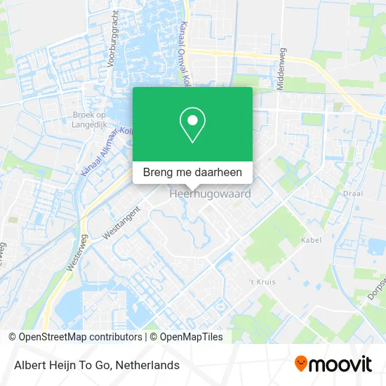 Albert Heijn To Go kaart