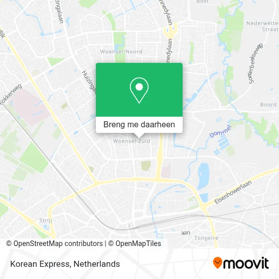 Korean Express kaart
