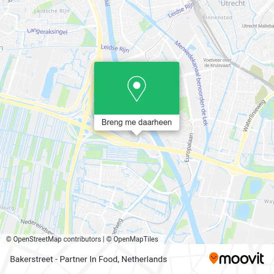 Bakerstreet - Partner In Food kaart