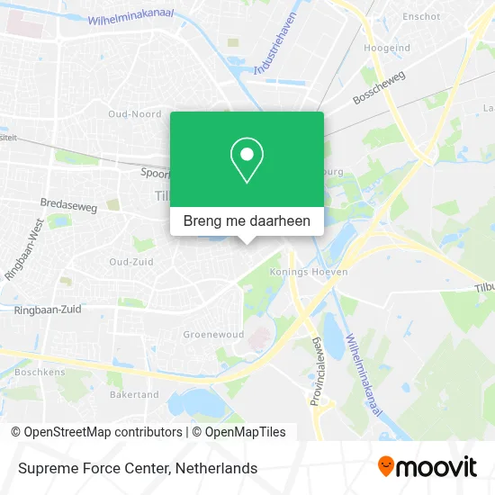 Supreme Force Center kaart