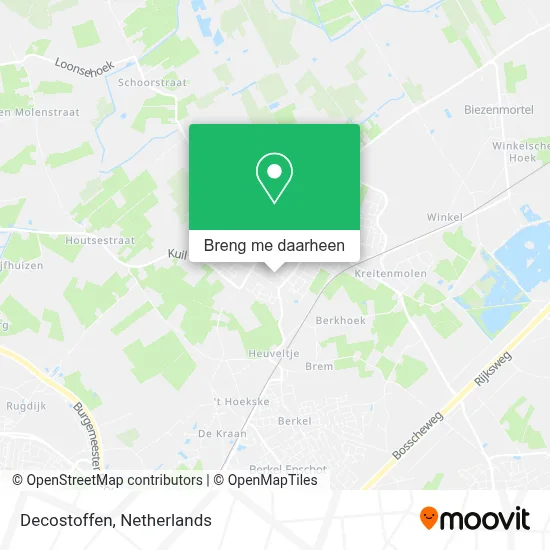 Decostoffen kaart