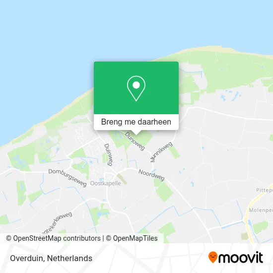 Overduin kaart