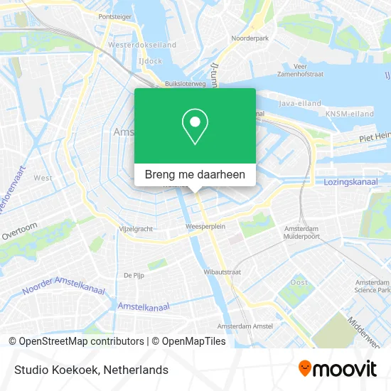 Studio Koekoek kaart