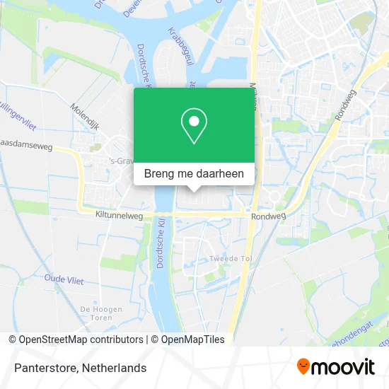 Panterstore kaart