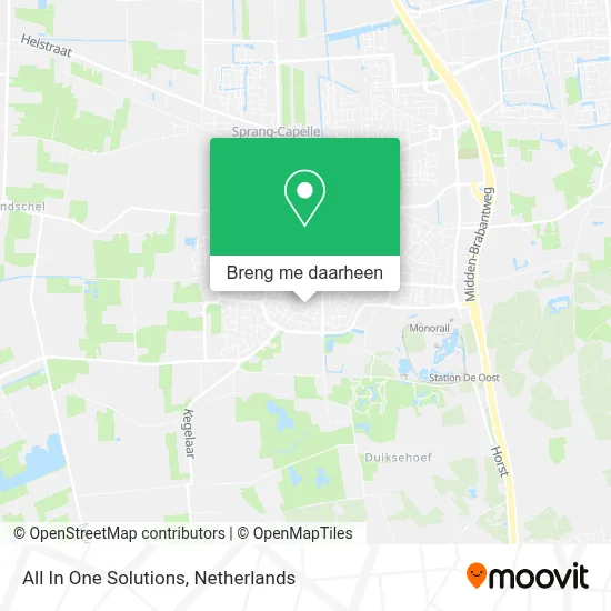 All In One Solutions kaart