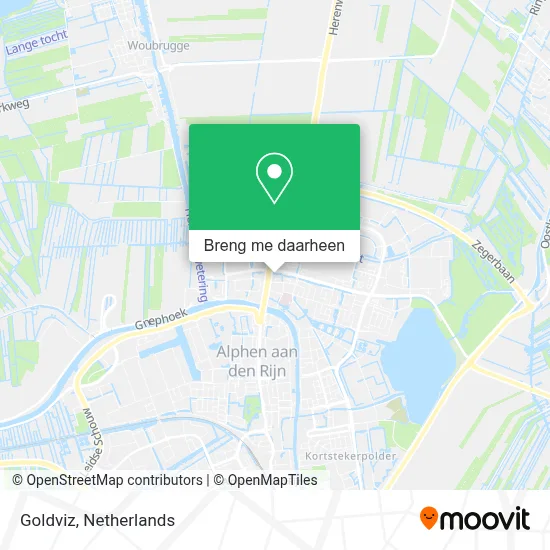 Goldviz kaart