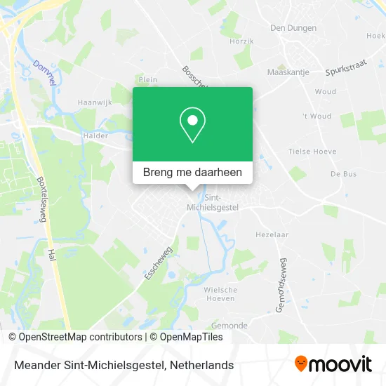 Meander Sint-Michielsgestel kaart