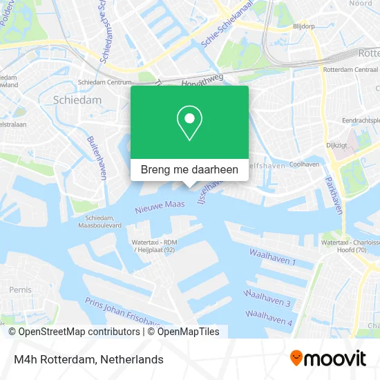 M4h Rotterdam kaart