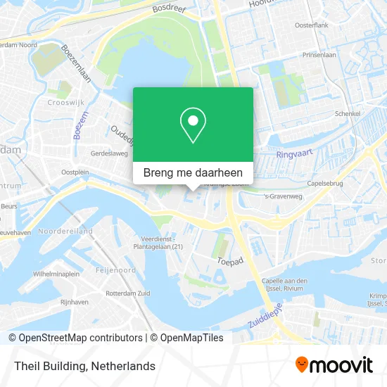 Theil Building kaart