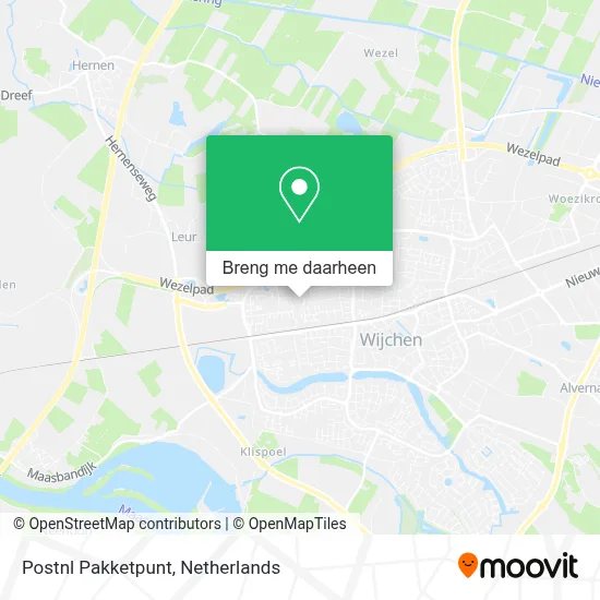 Postnl Pakketpunt kaart