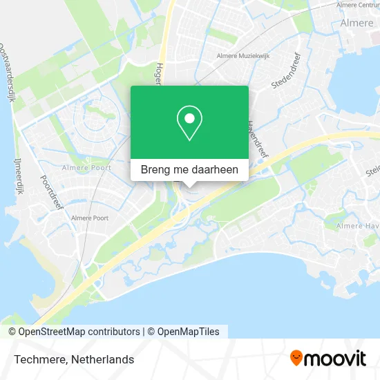 Techmere kaart