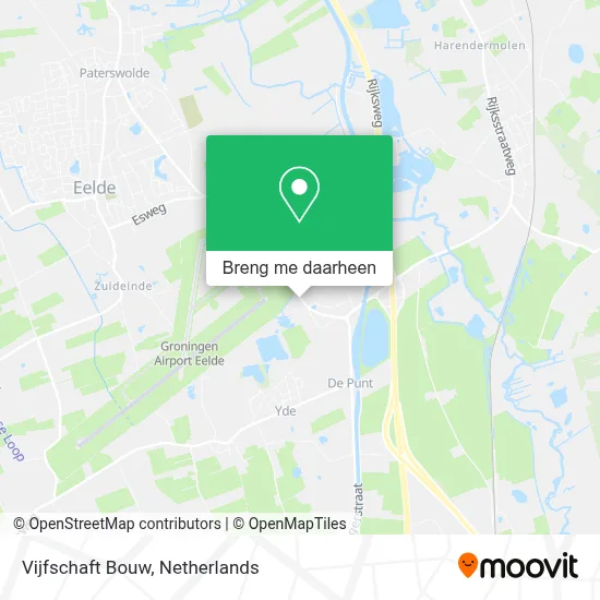 Vijfschaft Bouw kaart