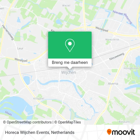 Horeca Wijchen Events kaart
