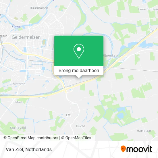 Van Ziel kaart