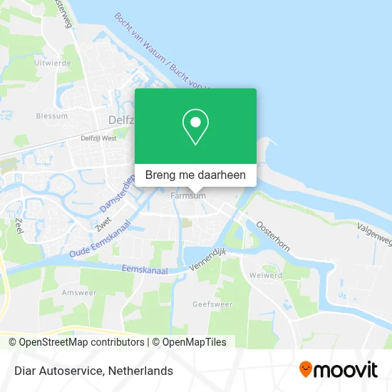 Diar Autoservice kaart